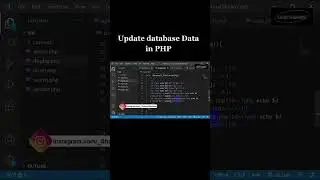 Update database Data in PHP