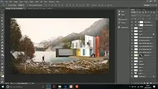 How to Architectural Visualization - Photoshop Tutorial