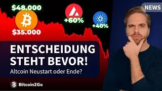 BITCOIN FLASH CRASH - Grund zur Sorge oder Chance für neuen Anstieg? Avalanche stark, Cardano lebt