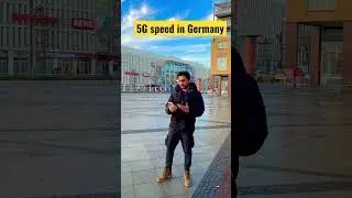 How fast is 5G internet in Germany ? 🇩🇪 #germany #shorts #indian #hindi