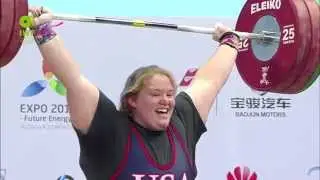 Women +75kg B Clean & Jerk 2014 World Weightlifting Championships