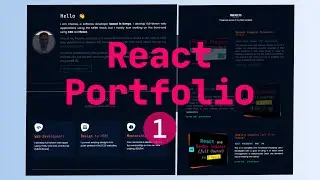 Build and Deploy a Responsive Portfolio Using React and Styled Components 💅 - Part 1