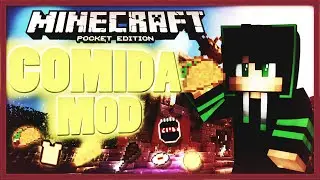 MOD DE TACOS, HUEVO FRITO, NUTELLA Y MAS | COMIDA MOD | MINECRAFT PE 0.14.2