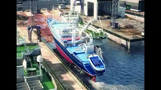 Nodosa Shipyard Animation | Fishing Vesssel Repair Animation | Offshore Animation