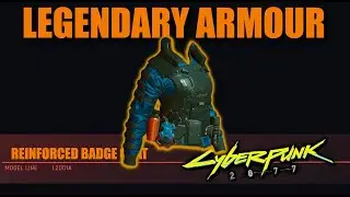 Cyberpunk 2077 - BADGE COAT - LEGENDARY ARMOUR