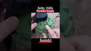폭탄 보조배터리 만들기 3s3p 리튬이온배터리 15ah 용량 #파워뱅크 #보조배터리만들기 #수류탄파워뱅크