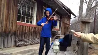 Busker at the Co-op