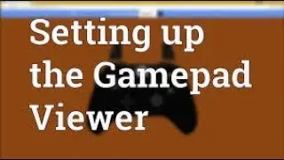 How to use game-pad viewer on OBS