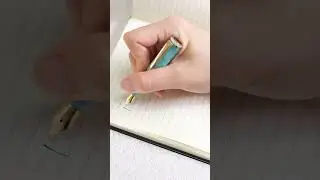 ASMR: Fountain Pen Writing Test! #PuChiCo #fountainpen #calligraphy #japan