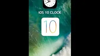 iOS 10 (Beta 5) Clock