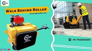 Walk-Behind Road Roller 3 Ton Double Drum Vibratory/NextGen Compaction Equipment  📞7065566201