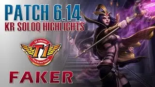SKT T1 Faker - Leblanc Mid Lane - KR LOL Challenger 694LP Highlights