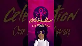 ONE MONTH LEFT until Celebration 2024!! ✨ 💜 Grab your tickets today. #Prince