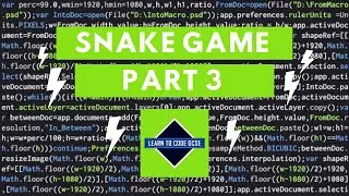 How to Code Snake - Part 3