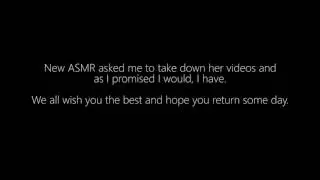 Bye bye, New ASMR!