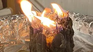 Как горит свеча «Отрезаем привязки»
