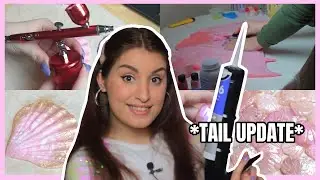 January Tail Making Update | Rose Quartz Mermaid Tail #2