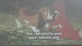 The fox and the hound (1981) tod meets copper.