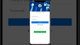 Facebook Login | How To Login To Facebook Via Your Mobile | Youtube Shorts