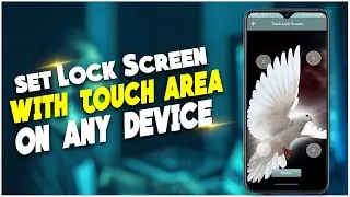 How to set Lock Screen with touch area on any device | TECH ON |