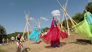 Воронеж Город Сад 2018.Ландшафтная  картина в четверть гектара.