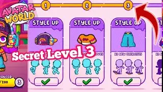 Secret Misi Level ke 3 di Avatar world update terbaru | Pazu game