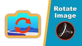how to rotate image in pdf and save using adobe acrobat pro 2017