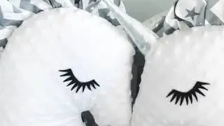 Бортики Единороги в кроватку crotch to the cot