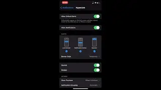 iPhone Notification Setup