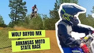 Riding my Yamaha 85cc at the Arkansas Motocross State Championship Race.