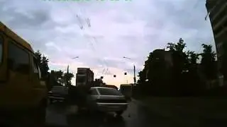 NEW Car and tram accident in Russia on dashcam!