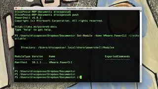 PowerCLI 11.0 Install on Mac