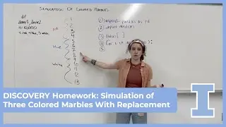 DISCOVERY Homework 4.05: Simulation of Three Colored Marbles With Replacement
