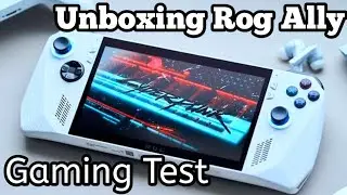 Unboxing ROG Ally and Gaming Test Performance on Emulator PS2 PS3 Nintendo Switch
