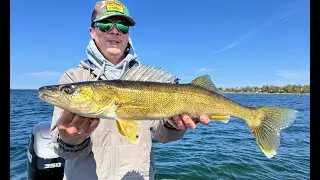 Catching Walleyes on NEW Tungsten Stand-Up Jig (ft. Tom Huynh)