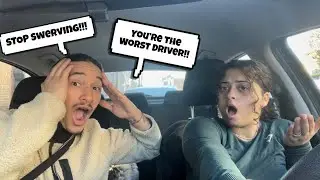 Making My Wife Drive Then Calling Her A Bad Driver!! *SHE GETS MAD*