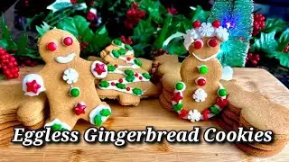 Eggless Gingerbread cookies  