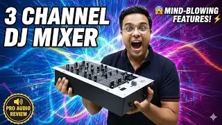 NEW DJ MIXER by SLV INDIA Scratch 3i | 3 Channel Mixer with Mic and Headphone I/O