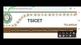 TSICET 2021 Registration,Fee payment, Slot booking | tsicet 2021 registration