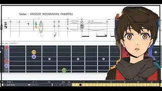 Guitar Tab - Tower of God Opening Full『Stray Kids - TOP』OST Fingerstyle Tutorial Sheet Lesson 