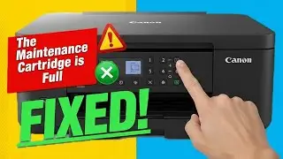 FIX! Canon Pixma G2730 / G3070 / G3871 Error 1726 | The Maintenance Cartridge is Full