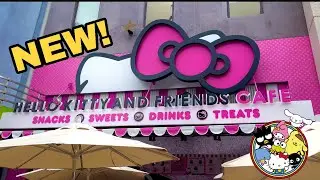 NEW Hello Kitty & Friends Cafe at Universal City Walk 2024!