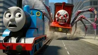 RUN!! Thomas is Hunted by Choo-Choo Charles… NO ESCAPE! in In Garry's Mod