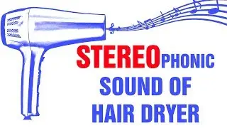 Newborn baby sleep █■█ █ ▀█▀ Hair dryer sound - stereo best quality 👍