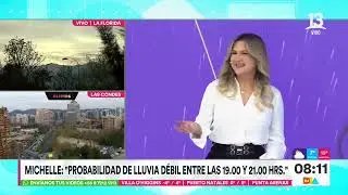 Michelle Adam ¿Lloverá hoy? | Tu Día | Canal 13