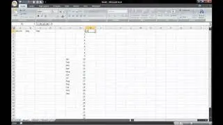 How To Make A Drop Down Box in Microsoft Excel 2007