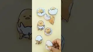 Mini Paper Squishy Gudetama