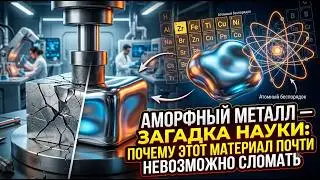 Аморфный металл — загадка науки: почему этот материал почти невозможно сломать