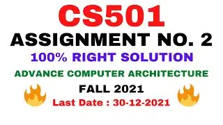 CS501 ASSIGNMENT 2 SOLUTION 2021 | CS501 ASSIGNMENT 2 FALL 2021 | CS501 ASSIGNMENT 2 2021 | VuTech