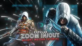 Smooth Zoom In/Out Tutorial In Alight Motion Android || New Tiktok Trend Tutorial || @arseditzAE